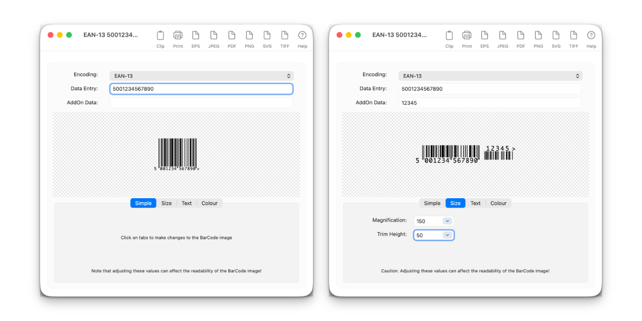 Scorpion BarCode Screenshot 1
