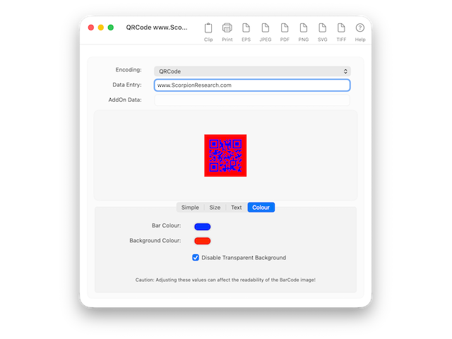 Scorpion BarCode Screen 04 Image